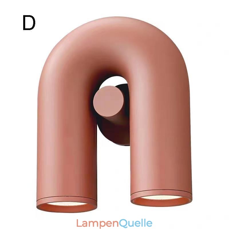 Wandleuchte U-Form Minimalistische Kreative Wandleuchte 90 Drehbarer Lampenschirm