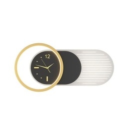 Wandleuchte Moderne minimalistische Acryl Schmiedeeisen Uhr Wandleuchte
