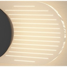 Wandleuchte Moderne minimalistische Acryl Schmiedeeisen Uhr Wandleuchte