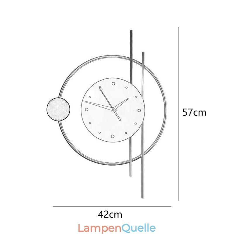 Uhr Wandleuchte Moderne Minimalistische Schmiedeeisen Wandleuchte Und