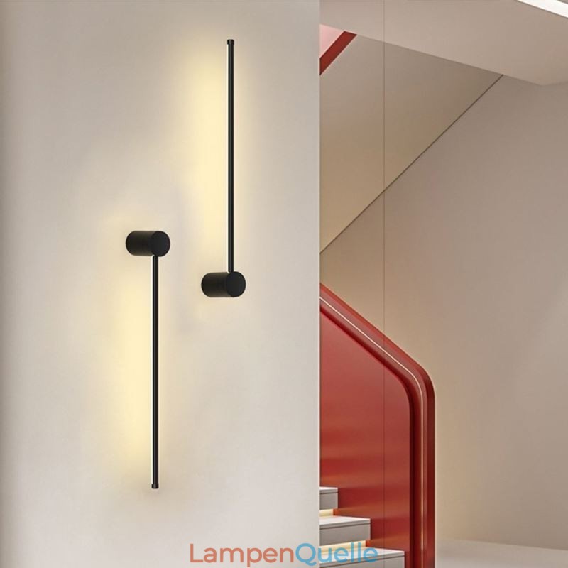 Moderne lange Wandlampe, Nachttischlampe