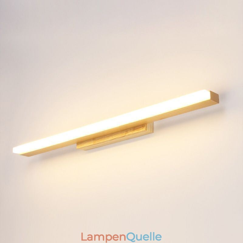 Spiegelleuchte Massivholz Wandleuchte Moderne Wandleuchte