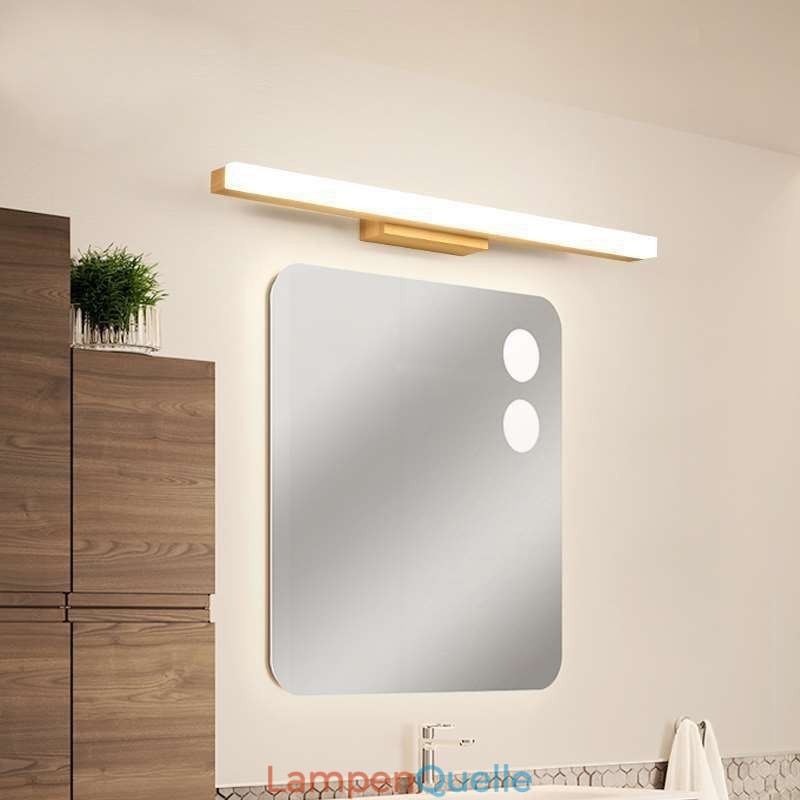 Spiegelleuchte Massivholz Wandleuchte Moderne Wandleuchte