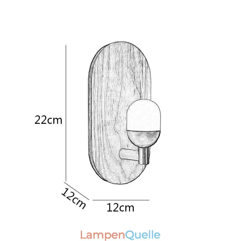 Dekoration Wand Holz Lampe Eingang Gang Lichter Nordic Nacht Wand Licht