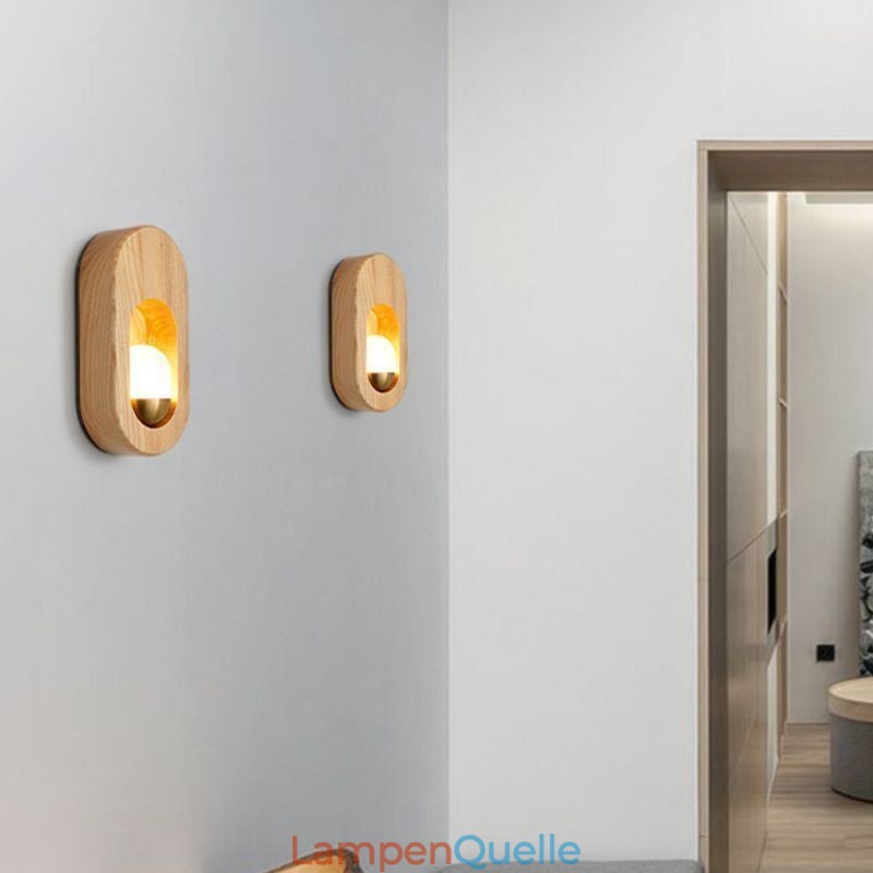 Japanische Dekoration Wandleuchte Holz Wandlampe Eingangsgang