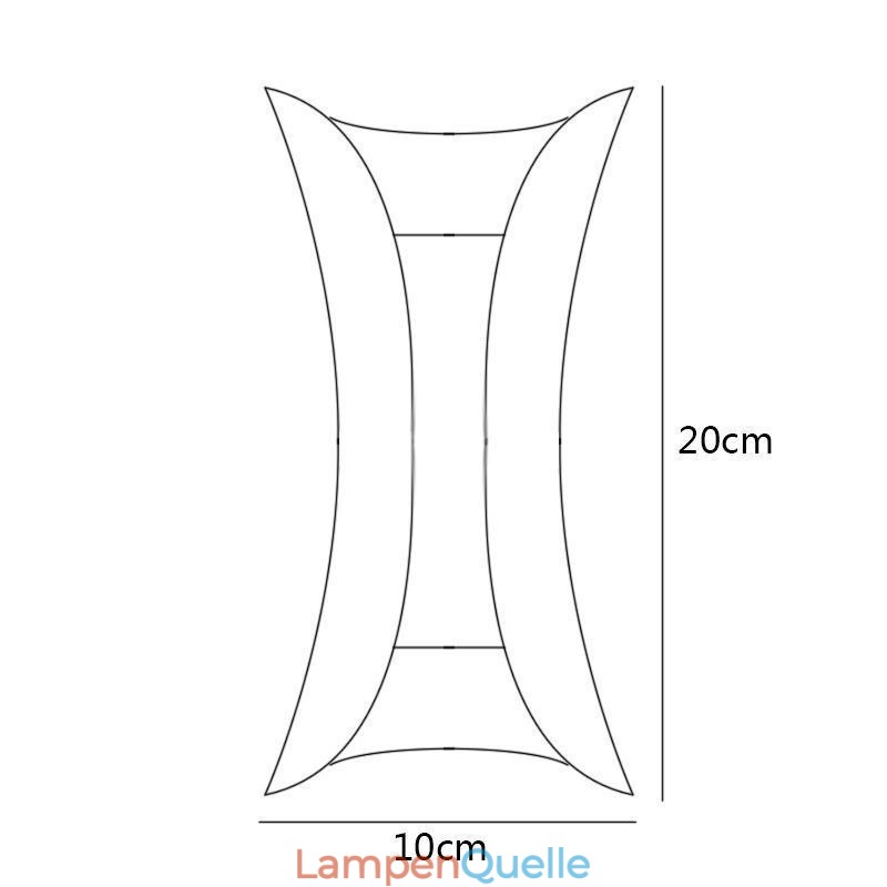 Moderne Wand Lampe Wasserdichte Wand Licht Hof Balkon Korridor