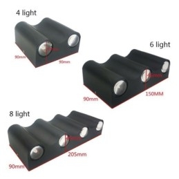 Wandleuchte Aluminium Balkon Oberflächenmontiertes Verandalicht