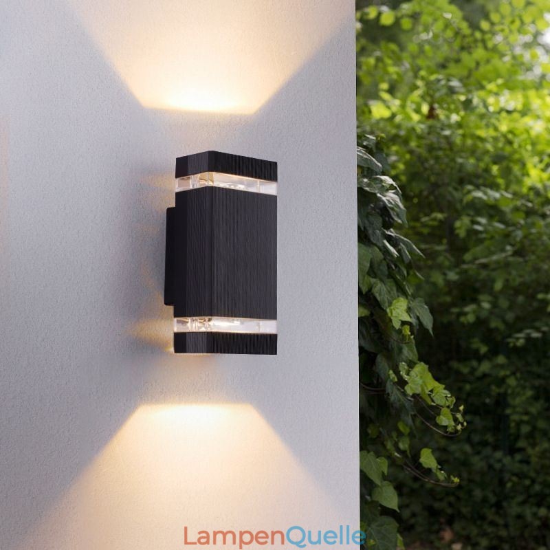 Einfache Aluminium Wand Lichter Wasserdichte Wand Lampe Hof Veranda
