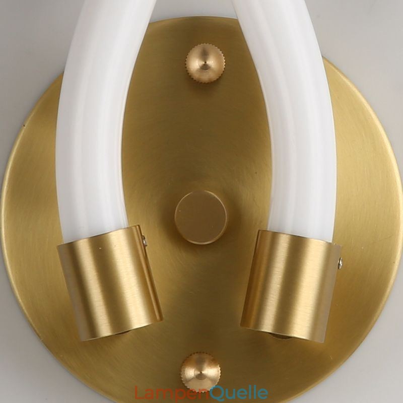 Moderne Wandleuchte Kreativität Wandleuchte Kupfer Schaf Horn 2 Lichter