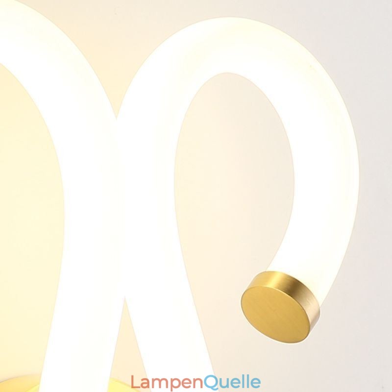 Moderne Wandleuchte Kreativität Wandleuchte Kupfer Schaf Horn 2 Lichter