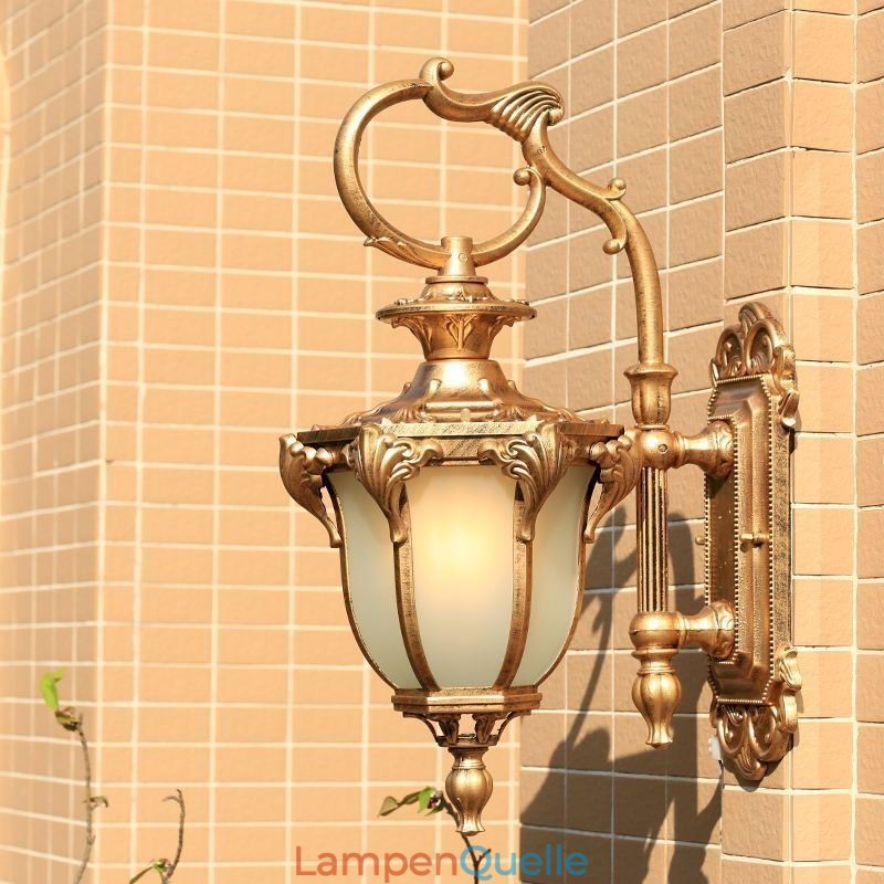Europäische Retro Außenleuchte Wasserdicht Geschnitzte Wandleuchte Hof Korridor
