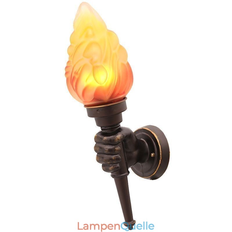 Europäische Retro Outdoor Wandleuchte Wasserdichte Taschenlampe Form Wandleuchte