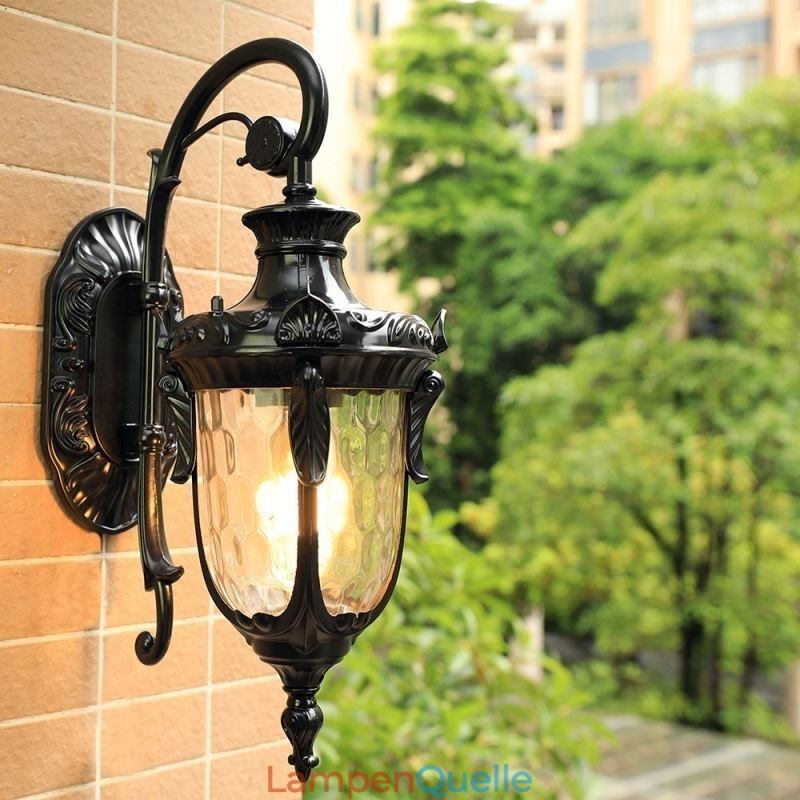 Europäische Außenleuchte Wasserdicht Single Head Wandleuchte Hof Korridor Garten