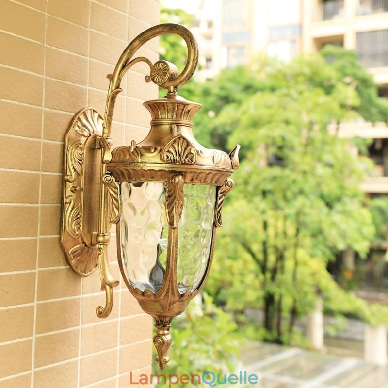 Europäische Außenleuchte Wasserdicht Single Head Wandleuchte Hof Korridor Garten