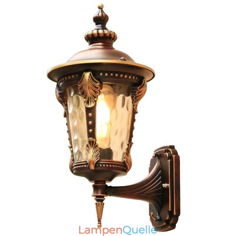 Europäische Retro Outdoor Wandleuchte Wasserdicht Geschnitzte Wand Licht Garten Balkon Hof