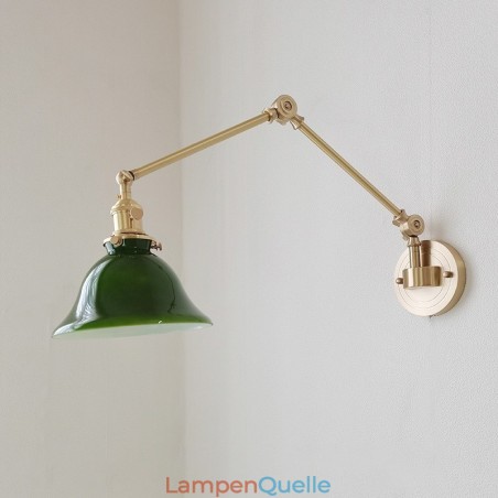 Moderne Wandleuchte mit Glasschirm Moderne Wandleuchte mit Glasschirm