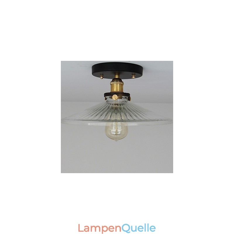 Amerikanische Landschaft Industrielle Retro Tisch Deckenleuchte 110V Spirale Transparent Glas Home Dekoration Beleuchtung