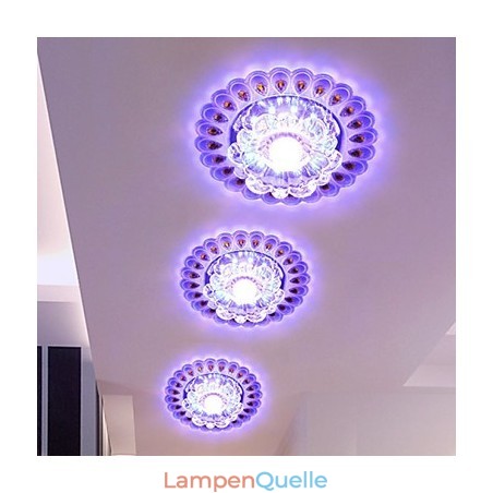 Kristall Deckenleuchte Spotlight SMD 3W Kreative Lampe Leuchtstoffröhre Bunte Farbe Dome Licht Kristall Deckenleuchte Spotlight SMD 3W Kreative Lampe Leuchtstoffröhre Bunte Farbe Dome Licht