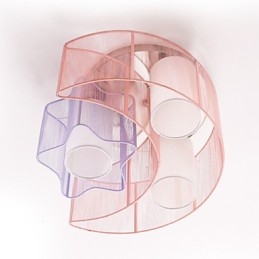 Zeichnung Linie Romantische Sterne Der Mond Absorbieren Kuppel Licht Lampe