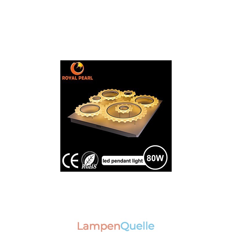 Kaltweiße Epistar Chips 80W Pendelleuchte