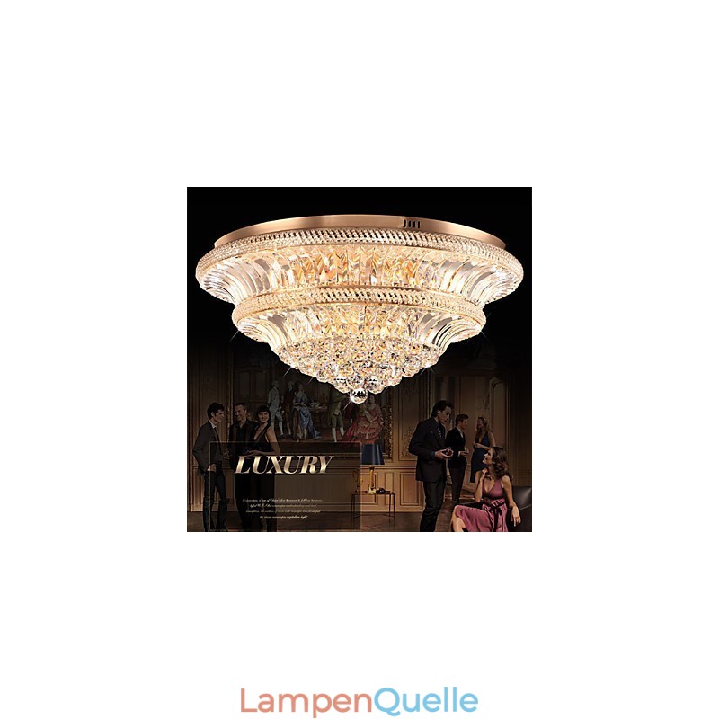 Moderne Luxus 9Moderne Kristall Deckenleuchte Absorbieren Kuppel Licht Durchmesser 80CM