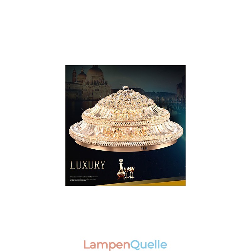 Moderne Luxus 9Moderne Kristall Deckenleuchte Absorbieren Kuppel Licht Durchmesser 80CM