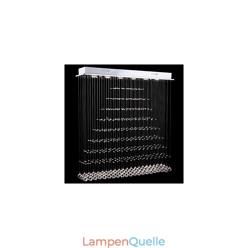 Rechteckige Kristall-Kronleuchter-Leuchten Deckenleuchten Hängeleuchten