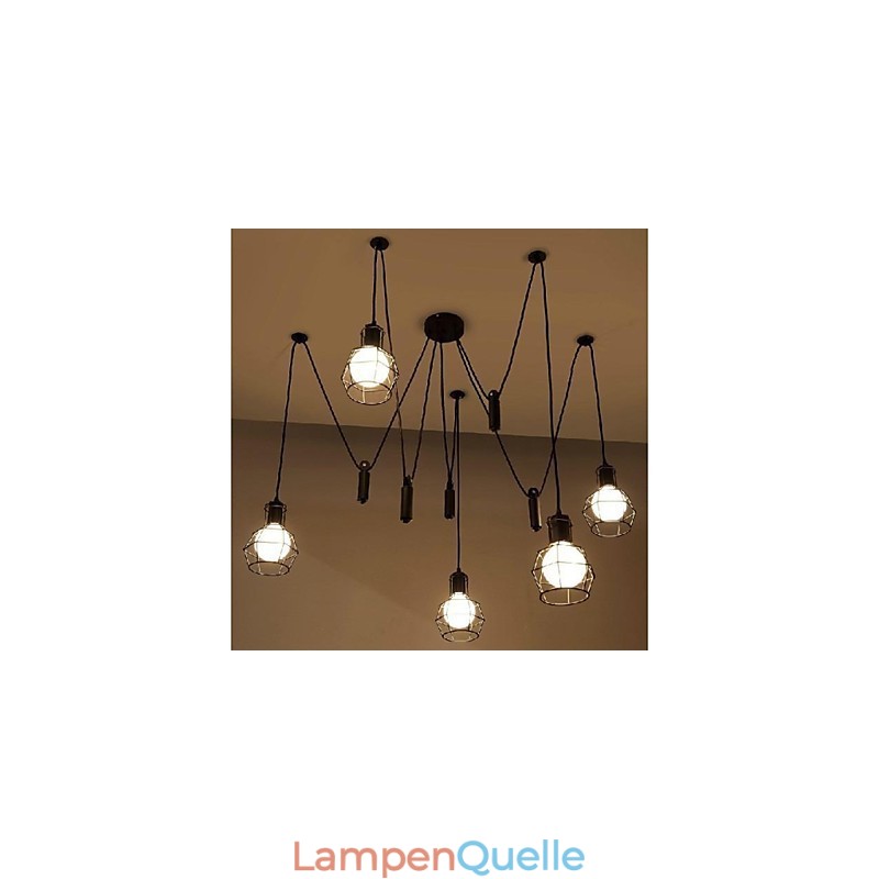 Traditionelle Klassische Vintage Retro Laterne Land Mini Stil Malerei Metall Anhänger Licht Esszimmer
