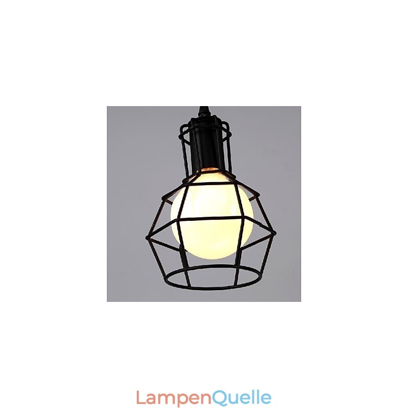 Traditionelle Klassische Vintage Retro Laterne Land Mini Stil Malerei Metall Anhänger Licht Esszimmer