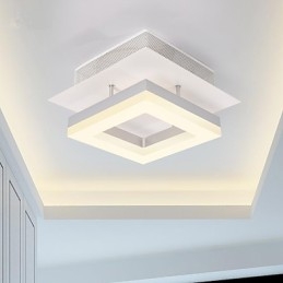 Moderne, zeitgenössische Deckenleuchte aus Acryl, 9 W