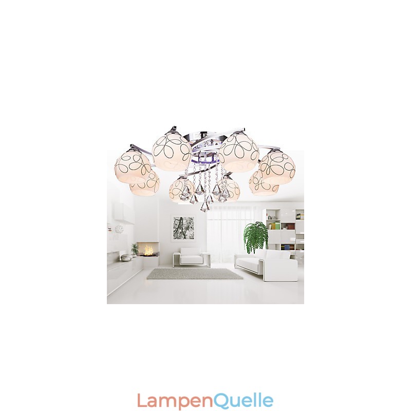 Kronleuchter Modern Crystal Living 8 Lichter