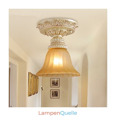 Traditionelle, klassische Einbaustrahler im Mini-Stil mit Malerei aus Kunstharz