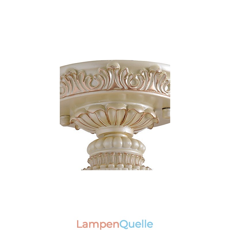 Traditionelle, klassische Einbaustrahler im Mini-Stil mit Malerei aus Kunstharz