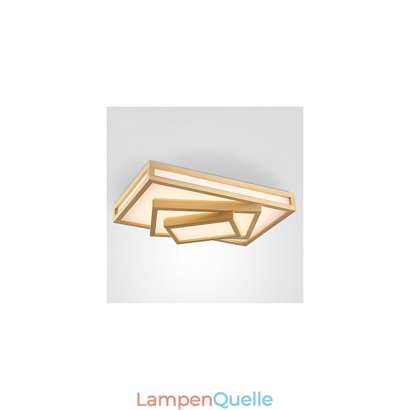 Moderne zeitgenössische Mini-Stil Malerei Holz Bambus Unterputz