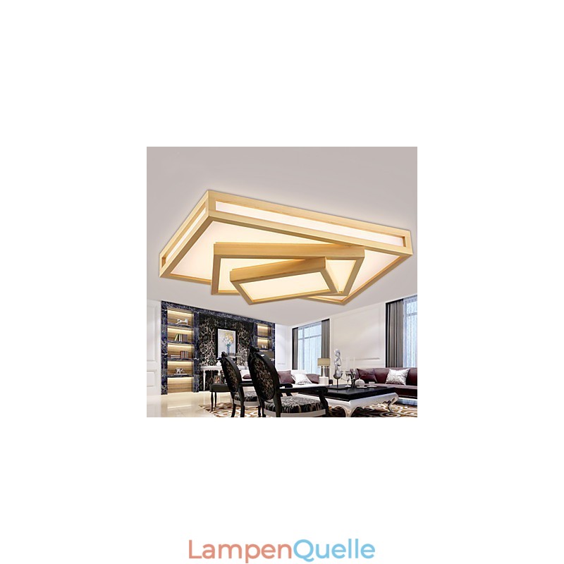 Moderne zeitgenössische Mini-Stil Malerei Holz Bambus Unterputz