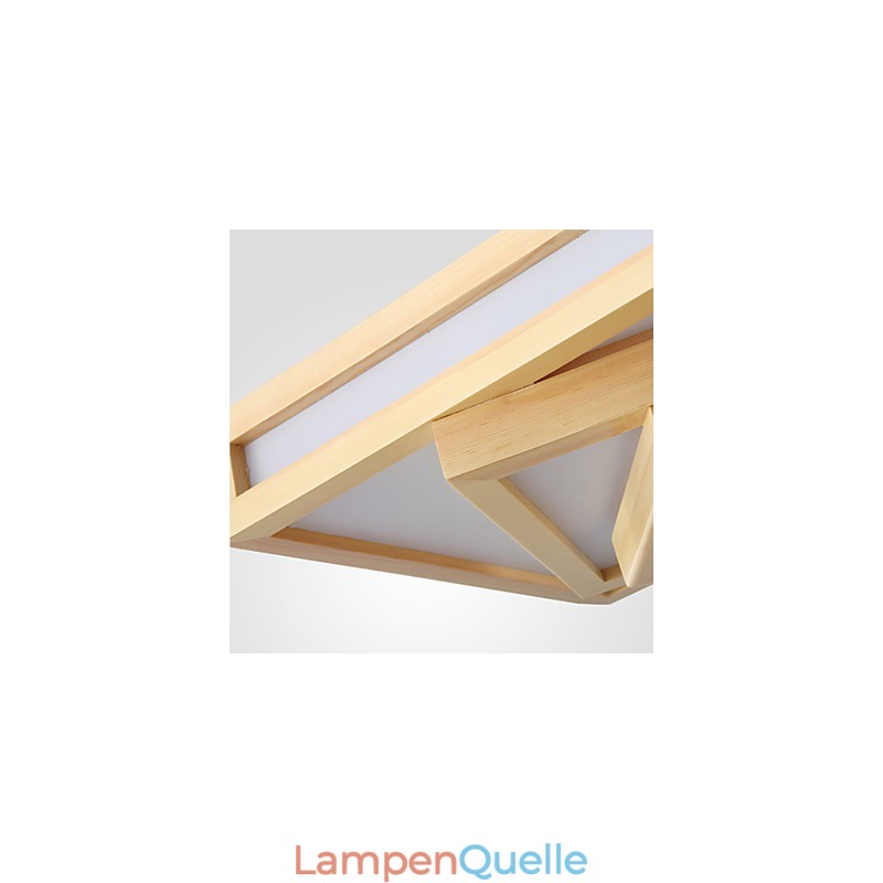 Moderne zeitgenössische Mini-Stil Malerei Holz Bambus Unterputz