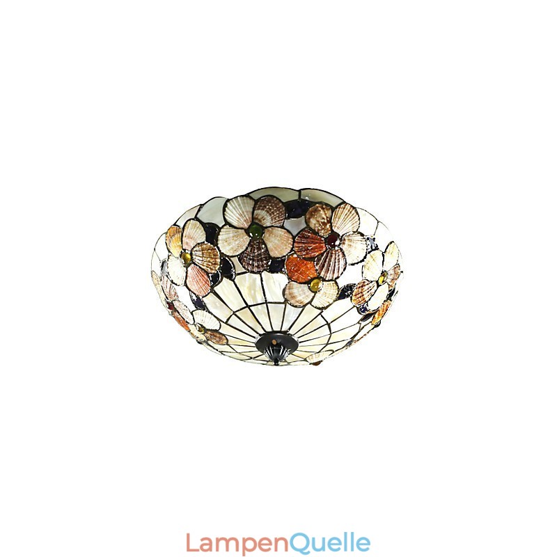 Die Muscheln des Mittelmeers absorbieren das Licht der ländlichen Schornsteinkuppel mit einem Durchmesser von 50 cm