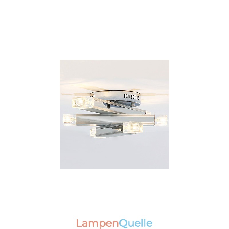 Moderne Deckenleuchte mit 6 Lichtern in schickem Design