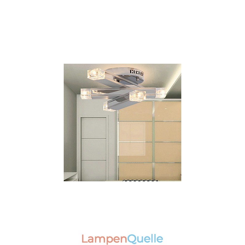 Moderne Deckenleuchte mit 6 Lichtern in schickem Design