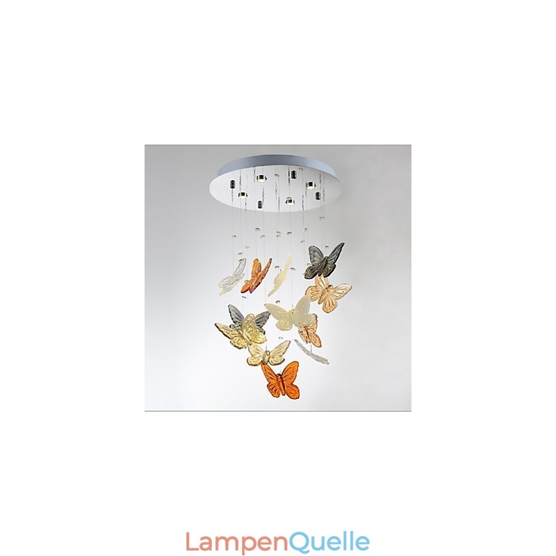 Kristalllampe Kreisförmige Schmetterlingskristalllampe 4