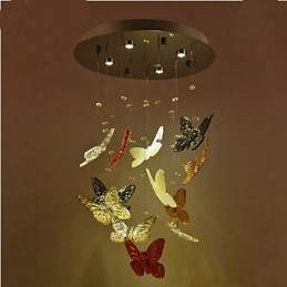 Kristalllampe Kreisförmige Schmetterlingskristalllampe 4