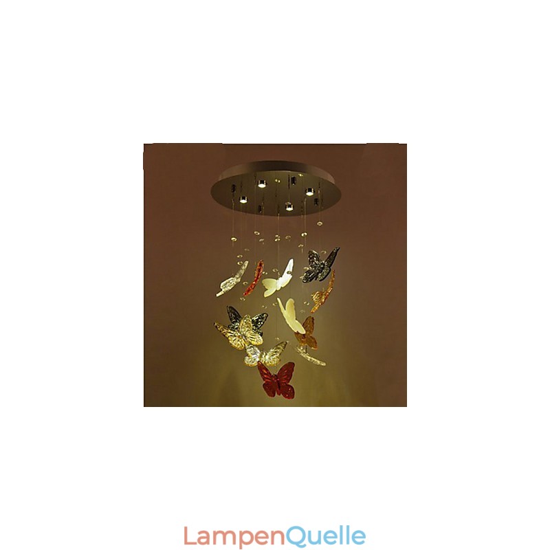Kristalllampe Kreisförmige Schmetterlingskristalllampe 4