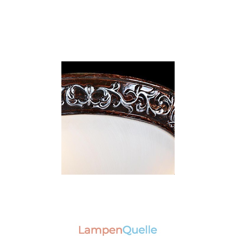 Deckenleuchte Glas Harz Silber Carving Europäischen Klassisch