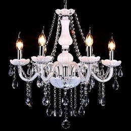 Kronleuchter Kristall Modern 6 Lichter Zeitgenössisches Glas