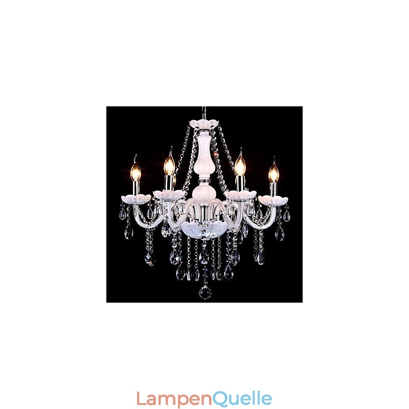 Kronleuchter Kristall Modern 6 Lichter Zeitgenössisches Glas