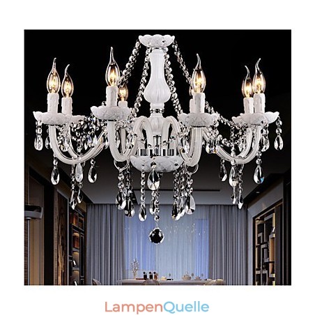 Kronleuchter Kristall Modern 8 Lichter Zeitgenössisches Glas Kronleuchter Kristall Modern 8 Lichter Zeitgenössisches Glas