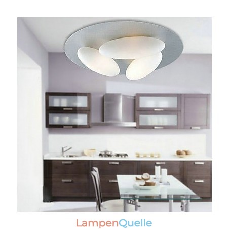 Nature Inspired Minimalist Ceiling Light With 3 Eggs Shade Nature Inspired Minimalist Ceiling Light With 3 Eggs Shade