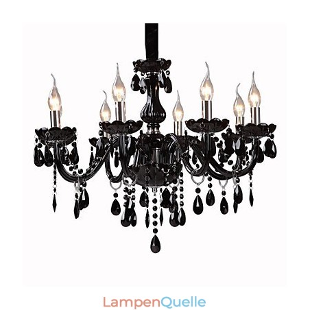 Moderner zeitgenössischer Kronleuchter aus galvanisiertem Kristall