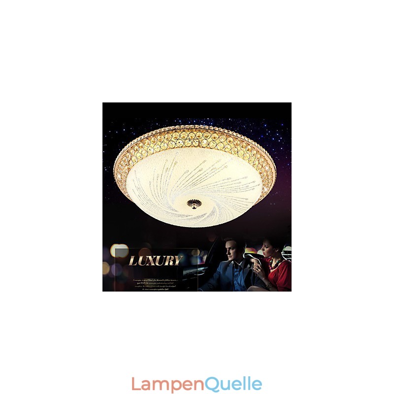 Moderne Luxus Kristall Licht Absorbieren Dome Licht SMD Doppel Farbe Durchmesser 50CM