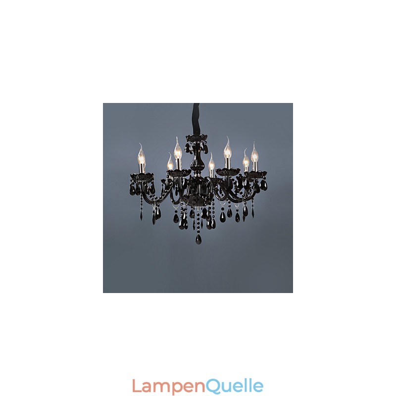 Moderner zeitgenössischer Kronleuchter aus galvanisiertem Kristall